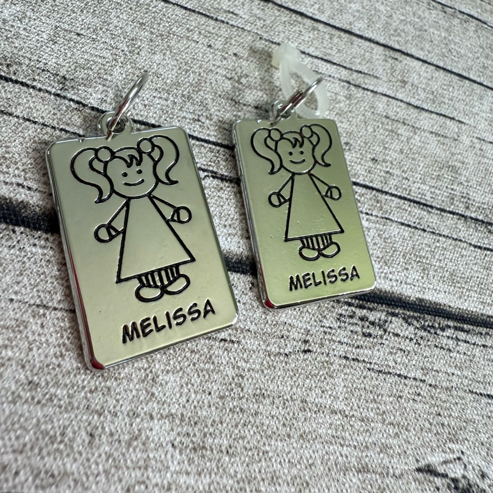 Silver pendants or charms